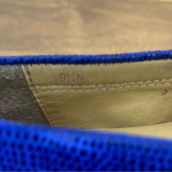 Vaneli Leather Loafers Driving Shoes Multicolor Lizard Print SZ 9.5N Embellished - Picture 7 of 7